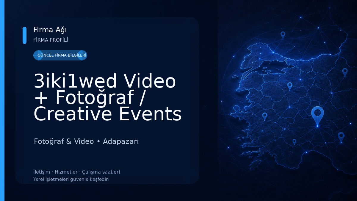 3iki1wed Video + Fotoğraf / Creative Events & Production Fotoğraf & Video