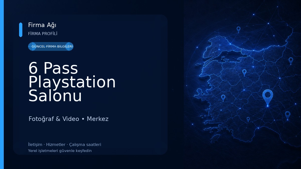 6 Pass Playstation Salonu