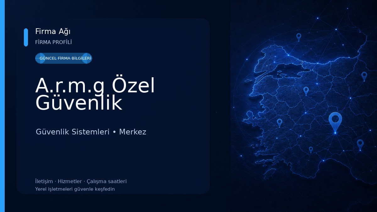 A.r.m.g Özel Güvenlik