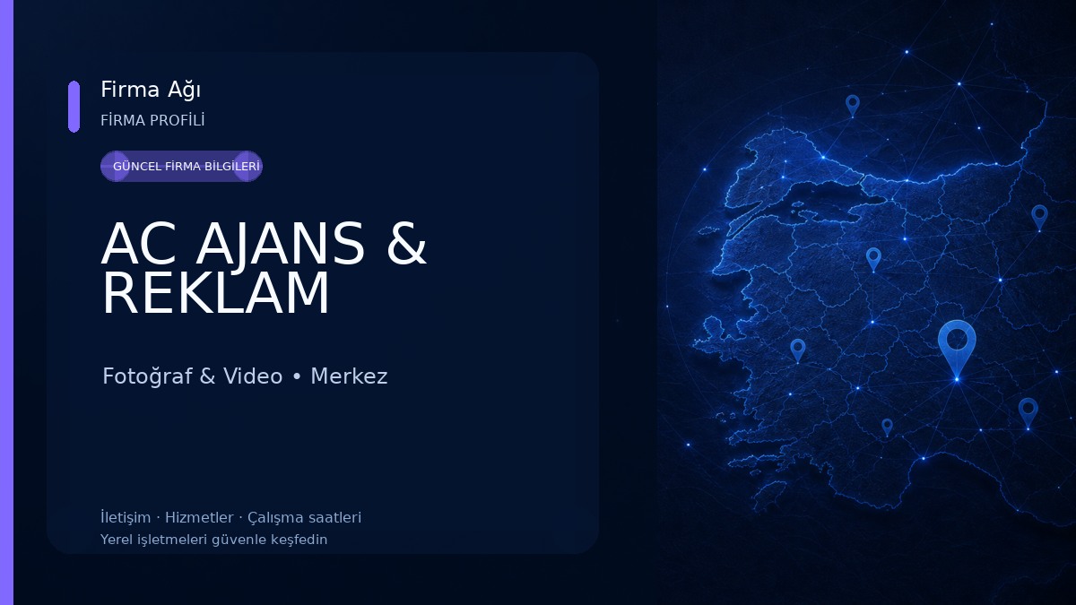 AC AJANS & REKLAM Fotoğraf & Video