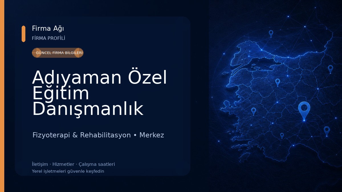 Adıyaman Özel Eğitim Danışmanlık Merkezi 