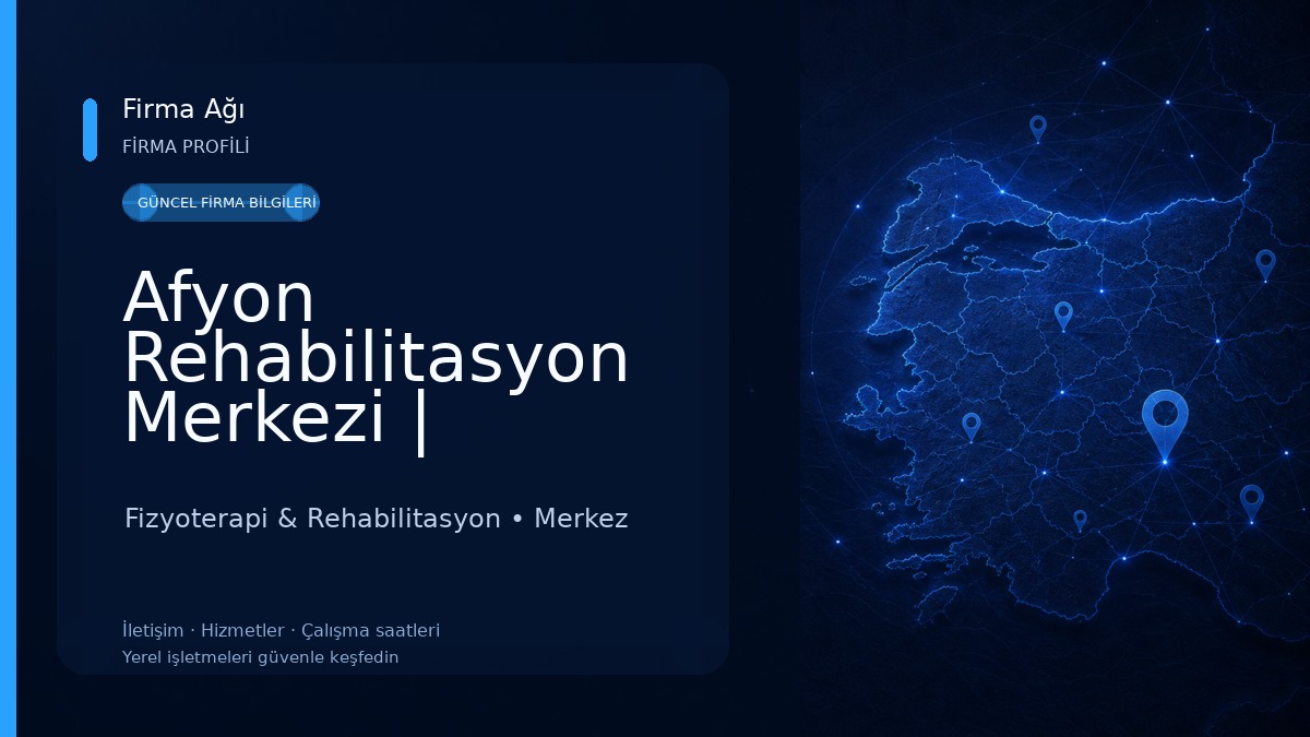 Afyon Rehabilitasyon Merkezi | Akarçay Özel Eğitim