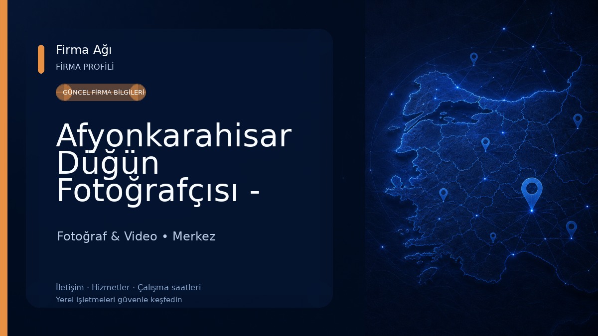 Afyonkarahisar Düğün Fotoğrafçısı - Foto Fikret Seven Fotoğraf & Video