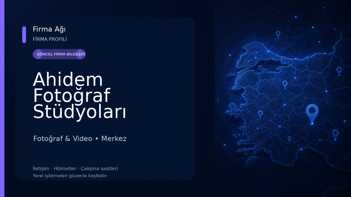 Ahidem Fotoğraf Stüdyoları Fotoğraf & Video