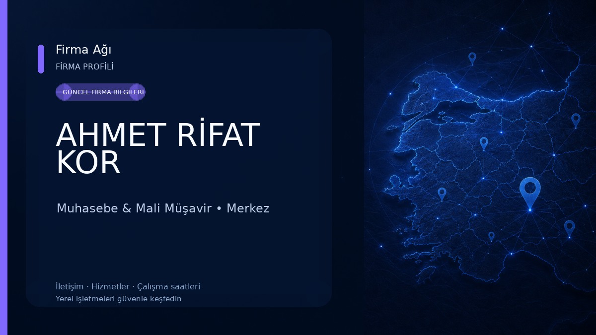 AHMET RİFAT KOR
