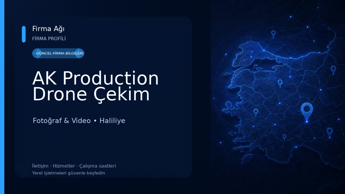 AK Production Drone Çekim Fotoğraf & Video