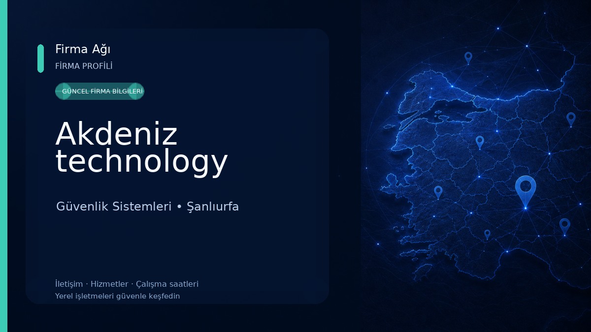 Akdeniz technology