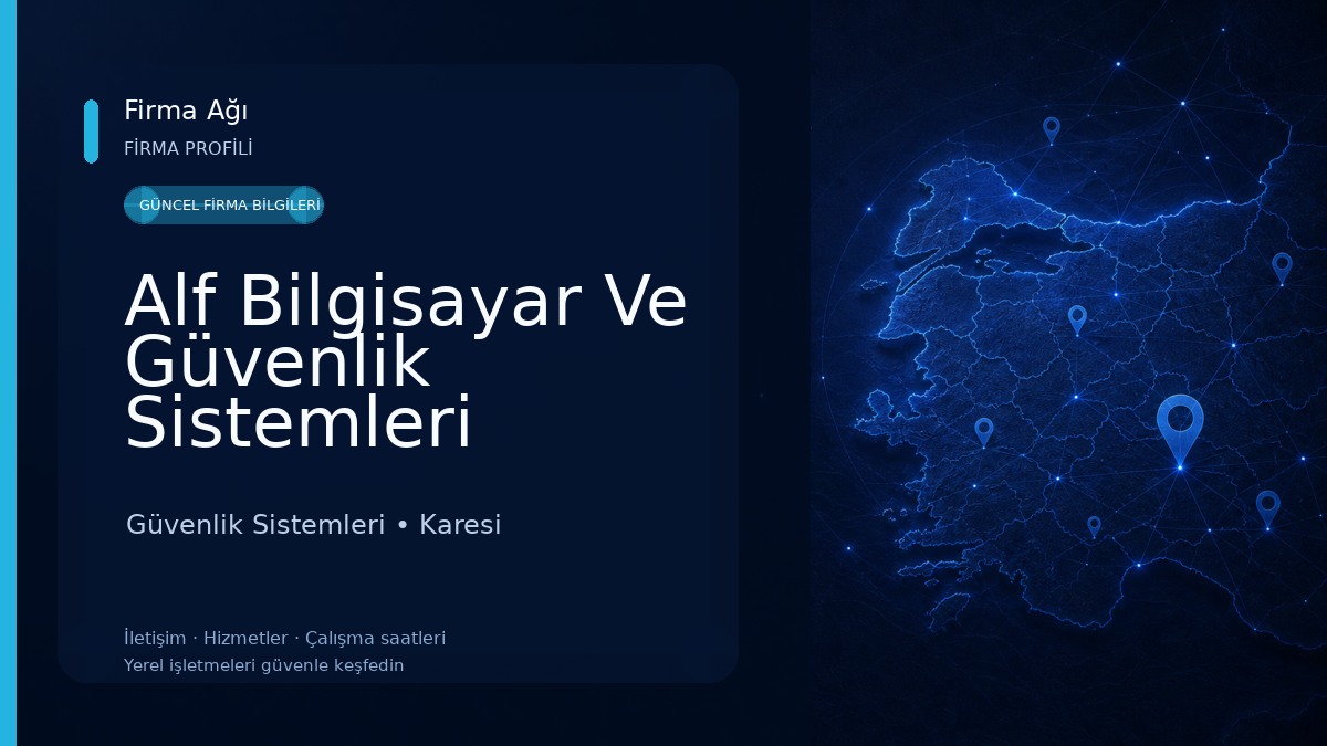 Alf Bilgisayar Ve Güvenlik Sistemleri Güvenlik Sistemleri