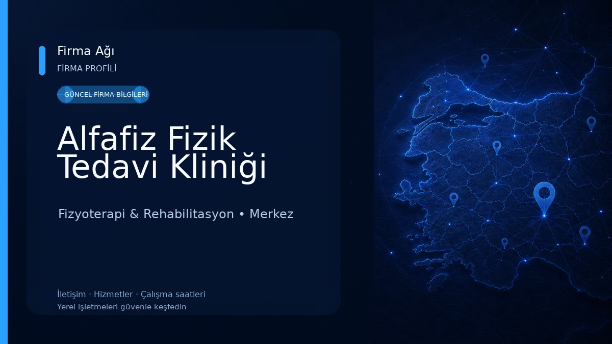 Alfafiz Fizik Tedavi Kliniği 