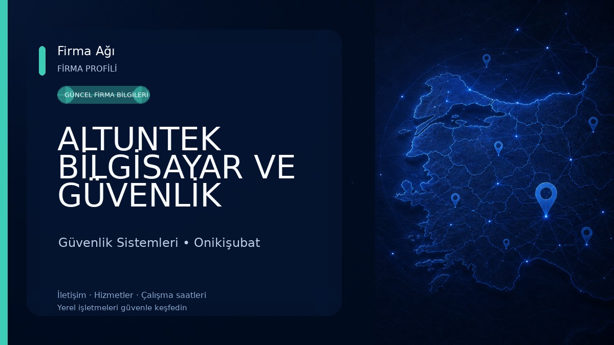 ALTUNTEK BİLGİSAYAR VE GÜVENLİK SİSTEMLERİ