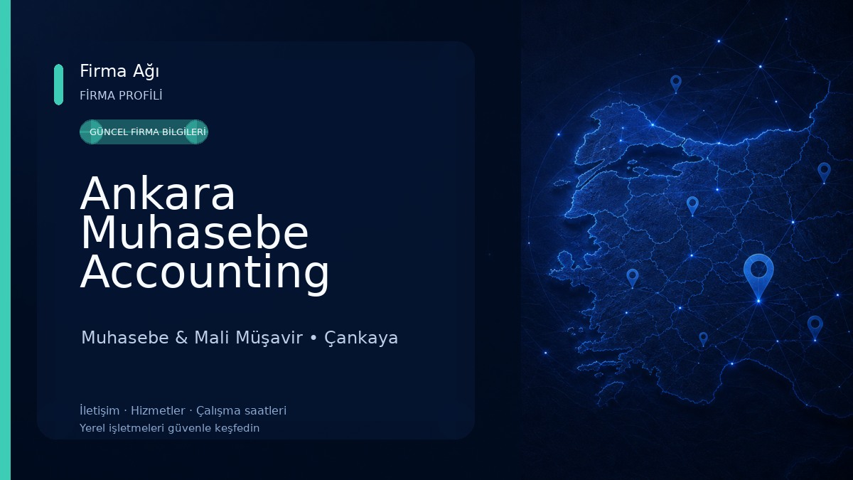 Ankara Muhasebe Accounting Services 