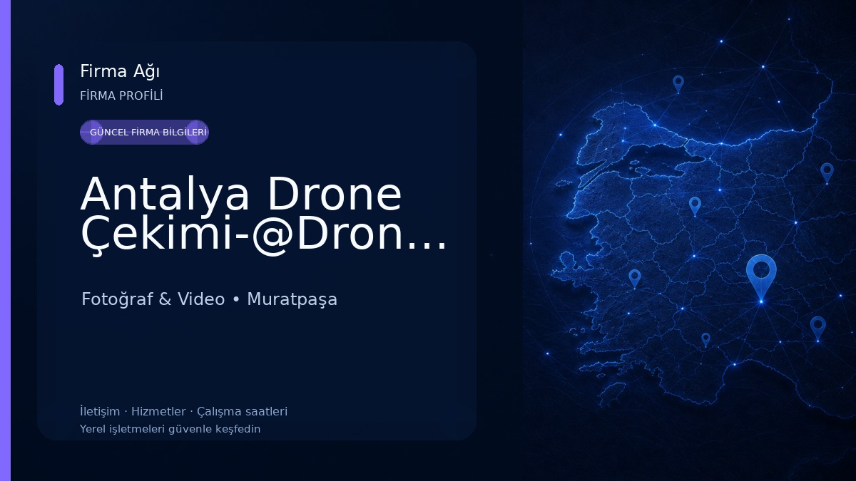 Antalya Drone Çekimi-@DroneAntalya
