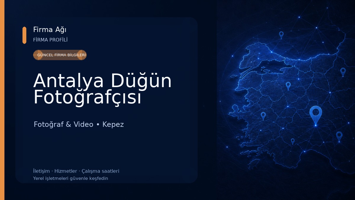 Antalya Düğün Fotoğrafçısı Fotoğraf & Video