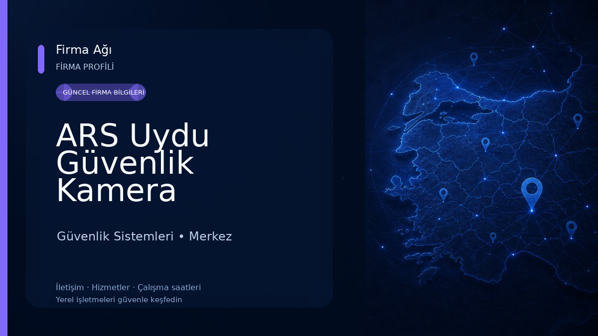 ARS Uydu Güvenlik Kamera Güvenlik Sistemleri