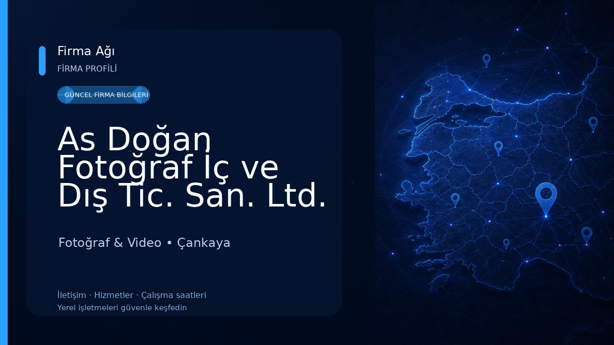 As Doğan Fotoğraf İç ve Dış Tic. San. Ltd. Şti. Fotoğraf & Video