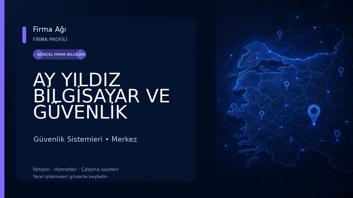 AY YILDIZ BİLGİSAYAR VE GÜVENLİK SİSTEMLERİ