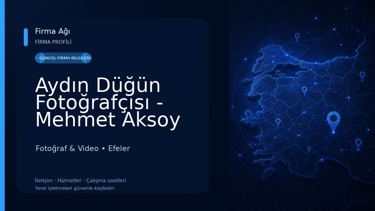 Aydın Düğün Fotoğrafçısı - Mehmet Aksoy