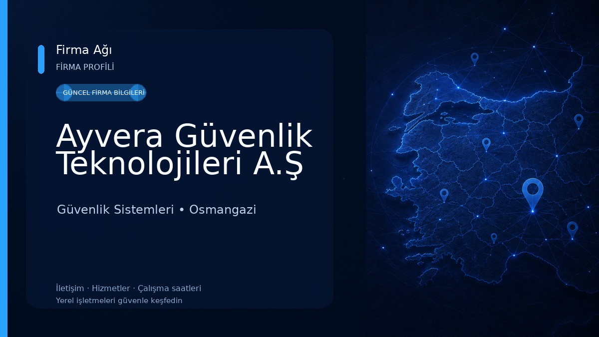 Ayvera Güvenlik Teknolojileri A.Ş Güvenlik Sistemleri