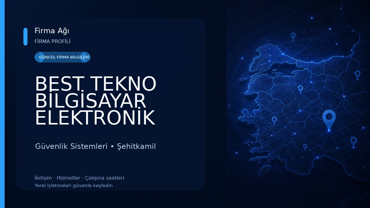 BEST TEKNO BİLGİSAYAR ELEKTRONİK GÜVENLİK SİSTEMLERİ GAZİANTEP Güvenlik Sistemleri