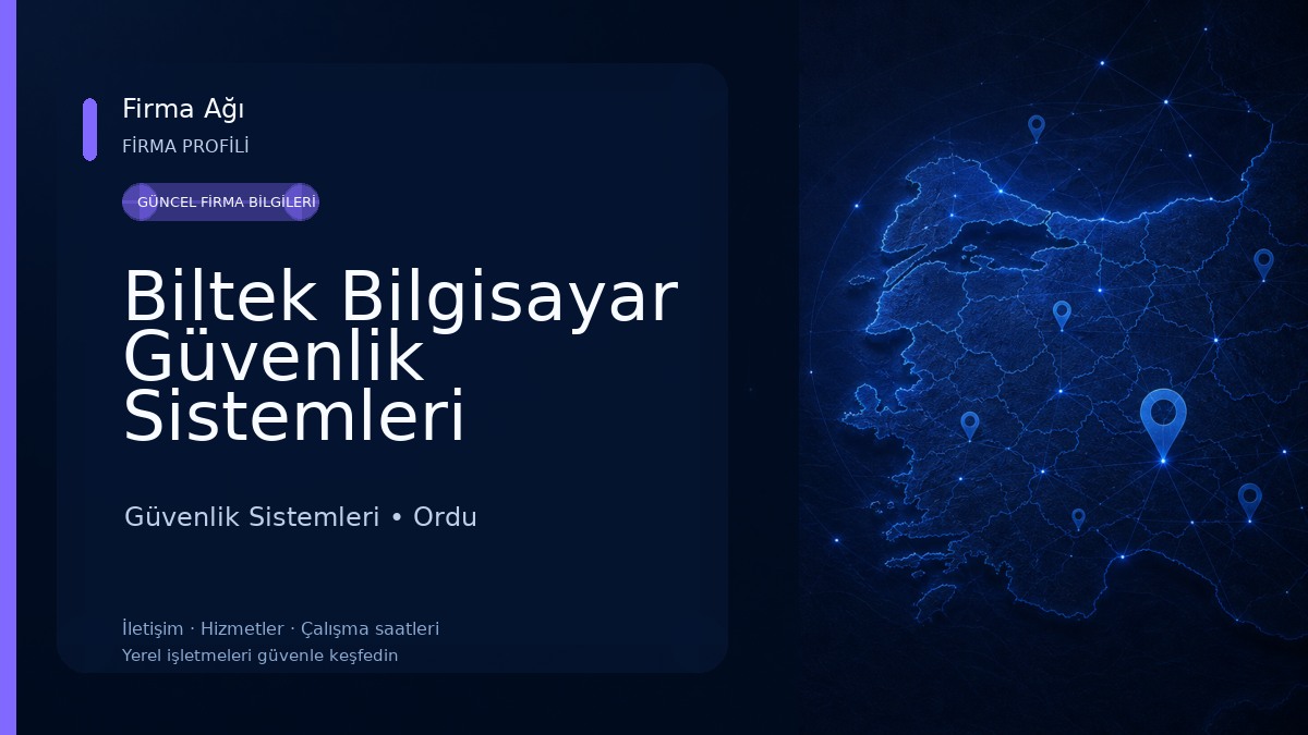 Biltek Bilgisayar Güvenlik Sistemleri Güvenlik Sistemleri