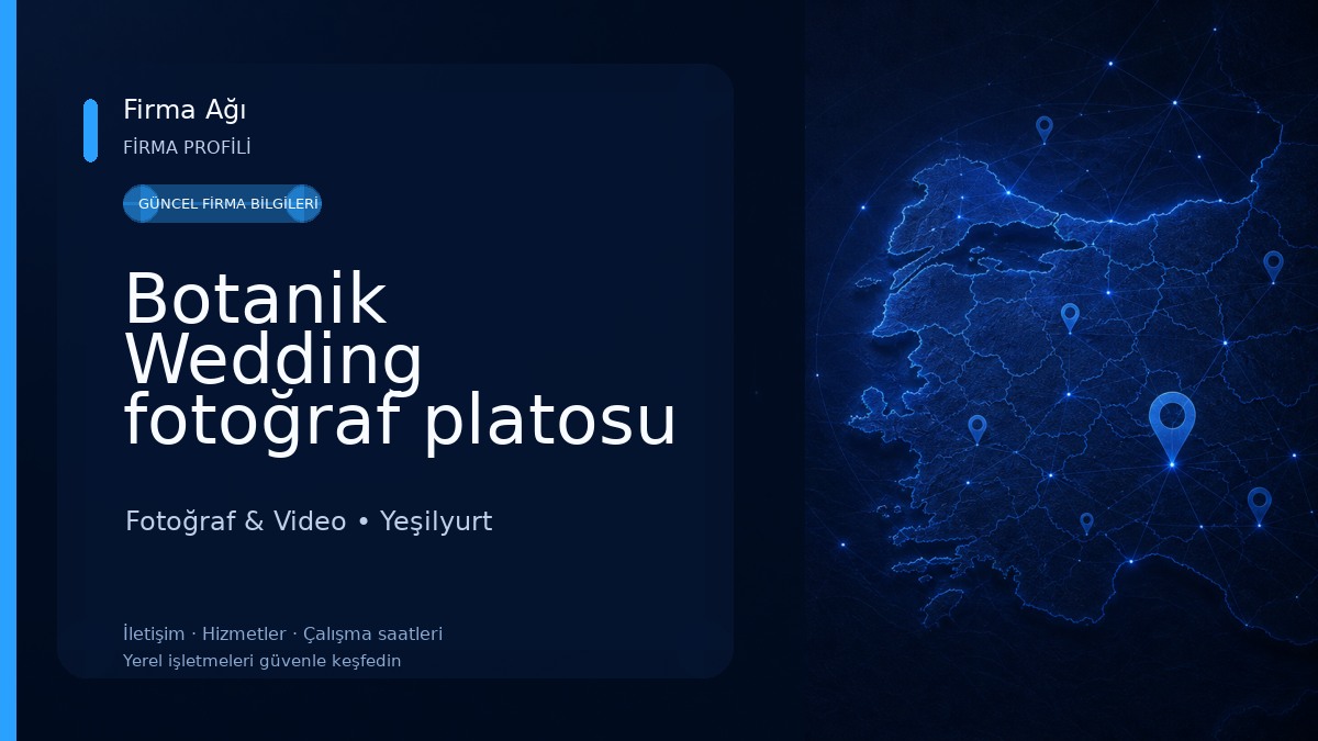 Botanik Wedding fotoğraf platosu Fotoğraf & Video