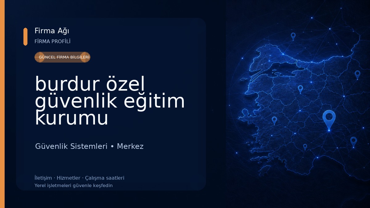 burdur özel güvenlik eğitim kurumu Güvenlik Sistemleri