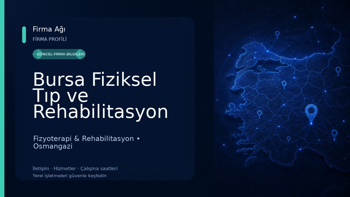 Bursa Fiziksel Tıp ve Rehabilitasyon Uzm. Dr. Nurten Küçükçakır Fizyoterapi & Rehabilitasyon