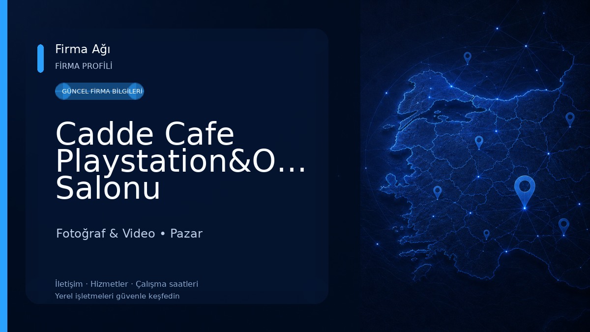 Cadde Cafe Playstation&Oyun Salonu Fotoğraf & Video
