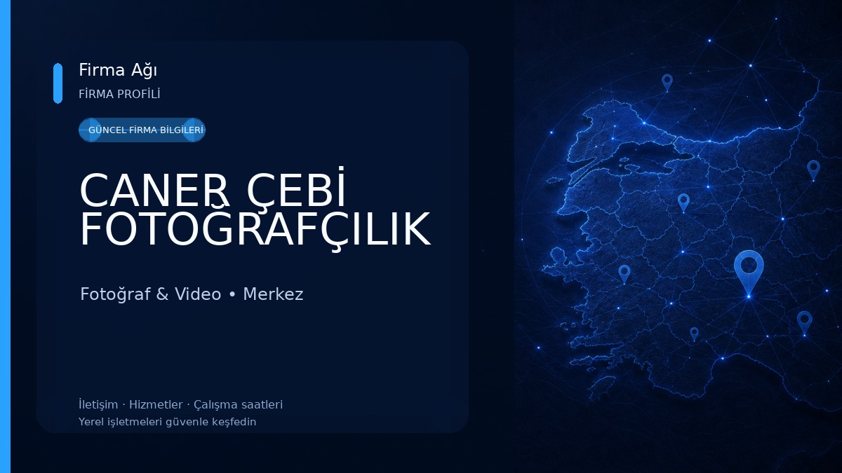 CANER ÇEBİ FOTOĞRAFÇILIK Fotoğraf & Video