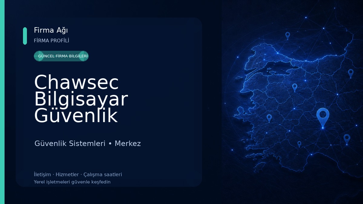 Chawsec Bilgisayar Güvenlik kamera sistemleri Güvenlik Sistemleri