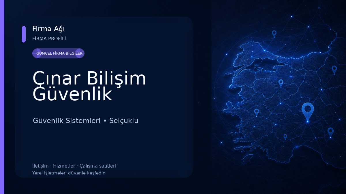 Çınar Bilişim Güvenlik Güvenlik Sistemleri