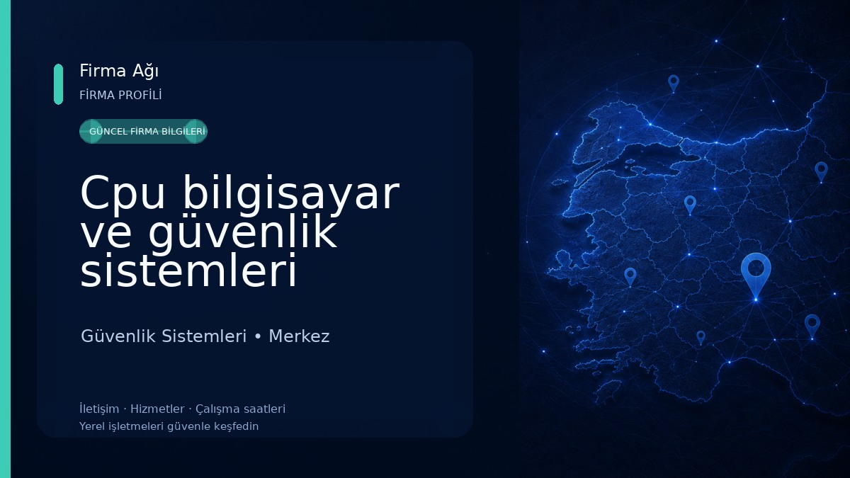 Cpu bilgisayar ve güvenlik sistemleri Güvenlik Sistemleri