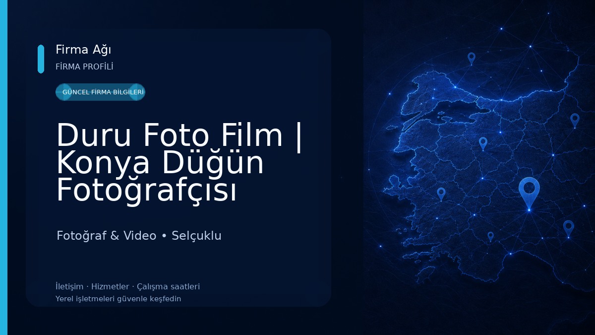 Duru Foto Film | Konya Düğün Fotoğrafçısı Fotoğraf & Video
