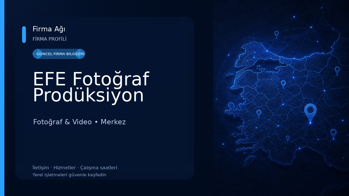 EFE Fotoğraf Prodüksiyon Fotoğraf & Video