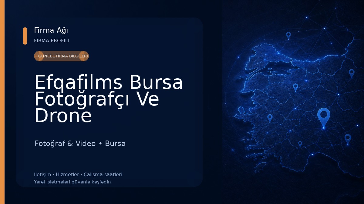 Efqafilms Bursa Fotoğrafçı Ve Drone Fotoğraf & Video