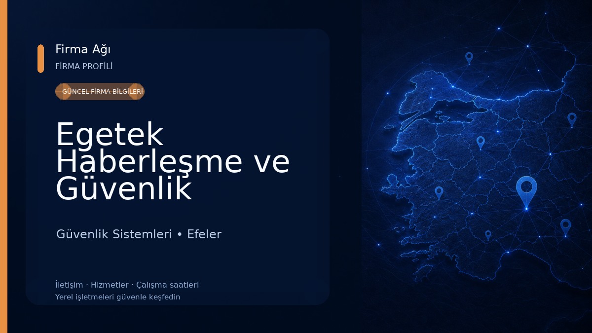 Egetek Haberleşme ve Güvenlik Sistemleri Güvenlik Sistemleri