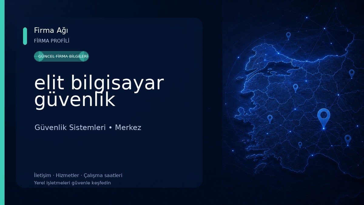 elit bilgisayar güvenlik