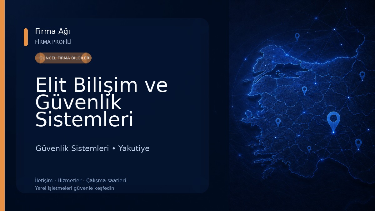 Elit Bilişim ve Güvenlik Sistemleri Güvenlik Sistemleri