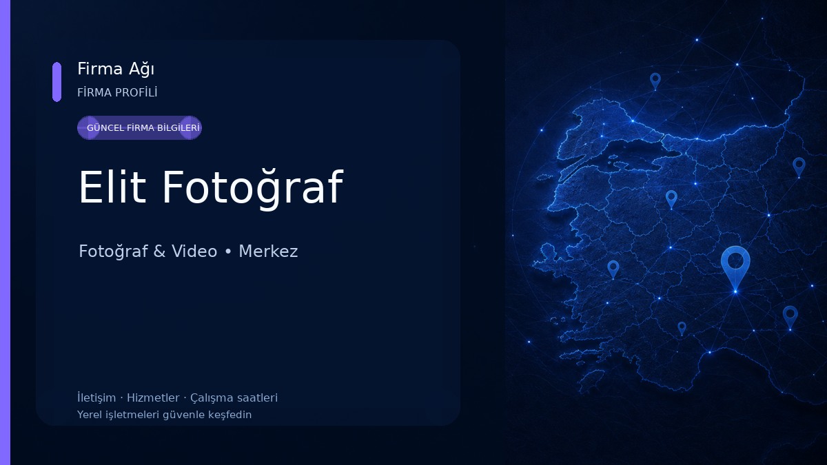 Elit Fotoğraf Fotoğraf & Video