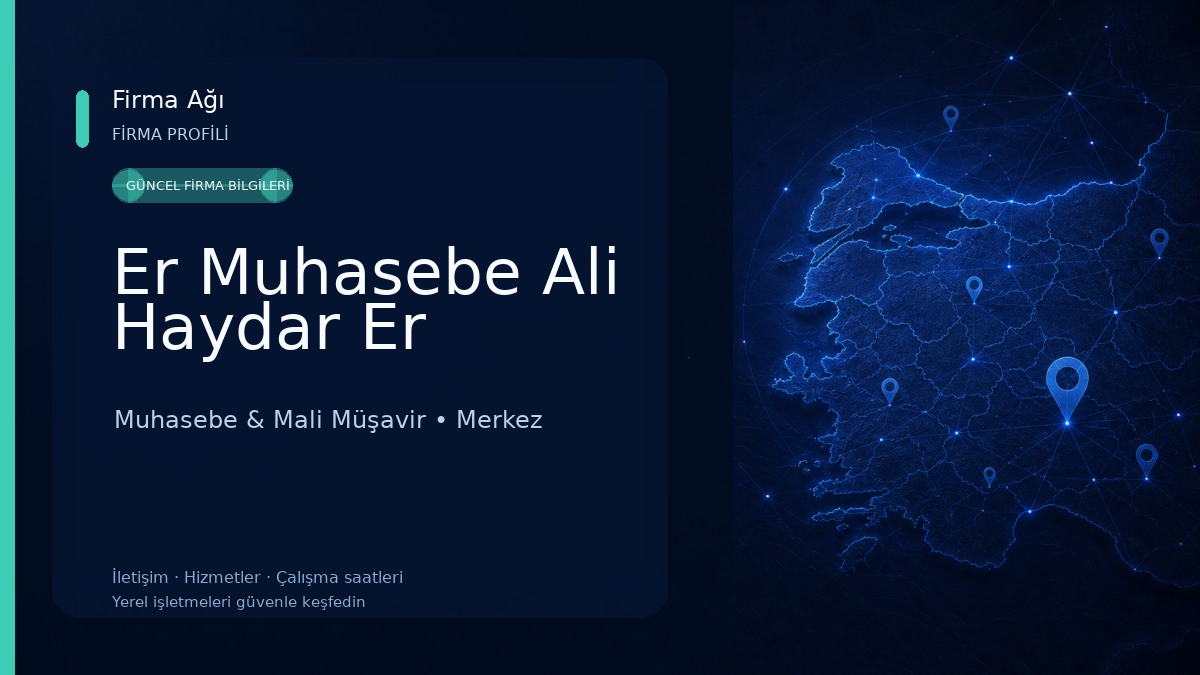 Er Muhasebe Ali Haydar Er
