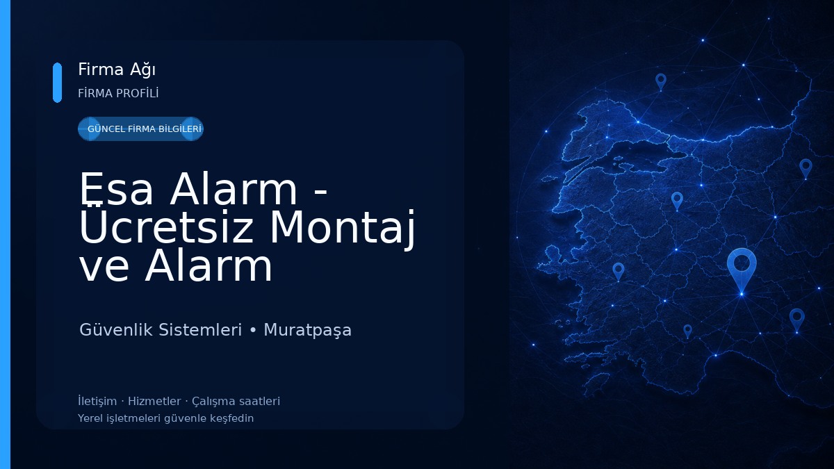 Esa Alarm - Ücretsiz Montaj ve Alarm Sistemi Abonelik - Kamera Sistemi ve Yangın Sistemi Kiralama - %50'ye varan indirimler! Güvenlik Sistemleri