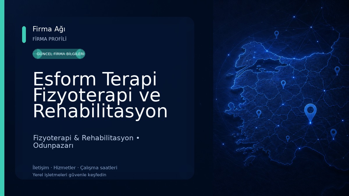 Esform Terapi Fizyoterapi ve Rehabilitasyon Fizyoterapi & Rehabilitasyon