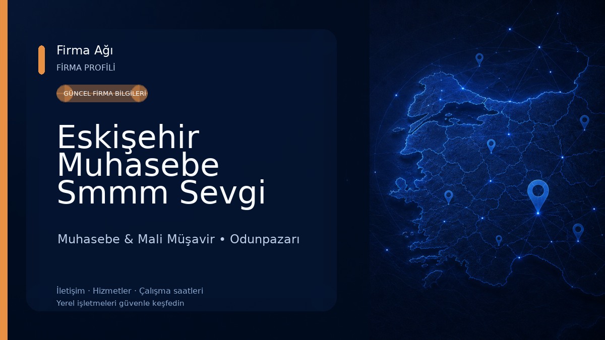 Eskişehir Muhasebe Smmm Sevgi Tekgöz Muhasebe & Mali Müşavir