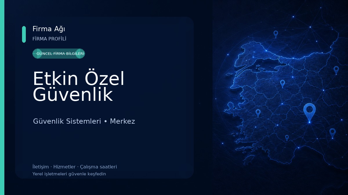 Etkin Özel Güvenlik