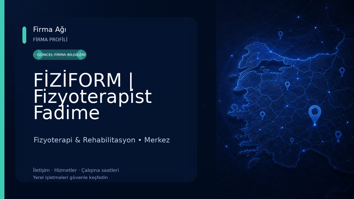 FİZİFORM | Fizyoterapist Fadime BOZKURT 
