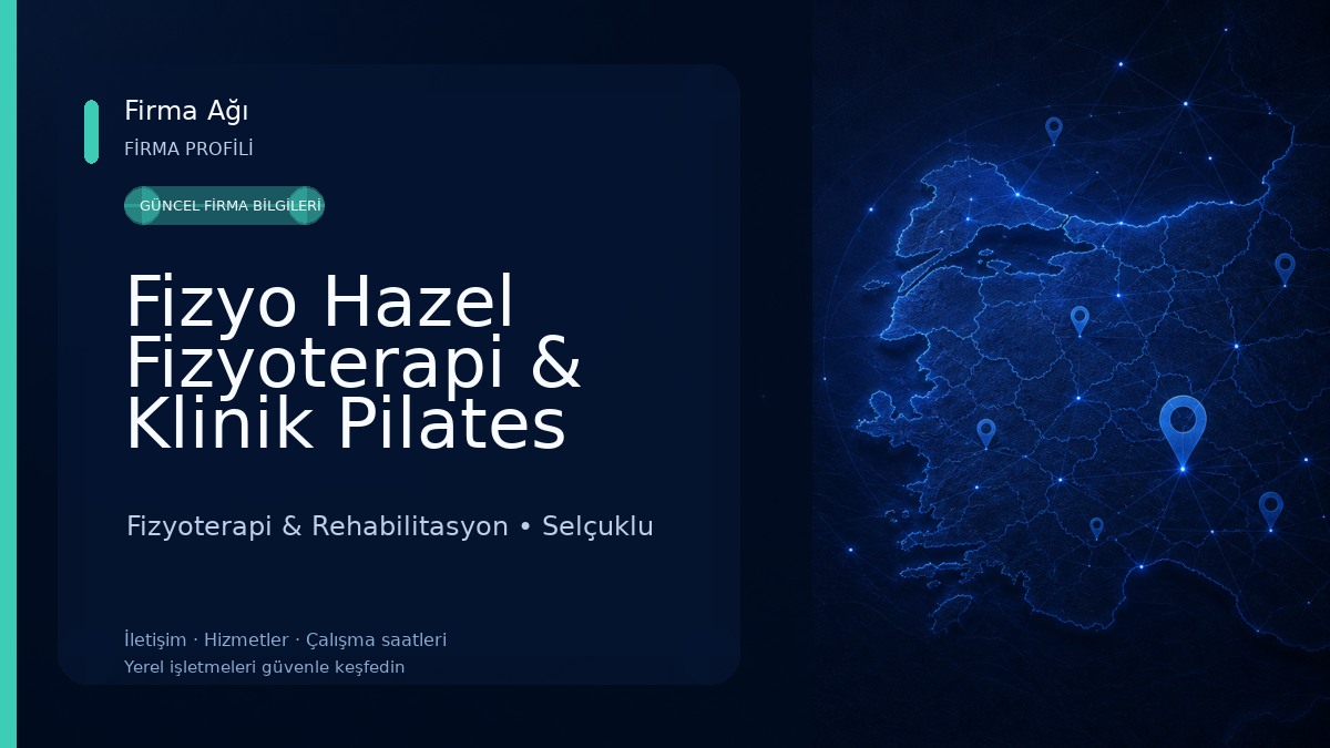 Fizyo Hazel Fizyoterapi & Klinik Pilates Danışmanlığı Fizyoterapi & Rehabilitasyon
