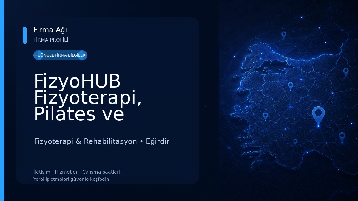 FizyoHUB Fizyoterapi, Pilates ve Sağlıklı Yaşam Merkezi 