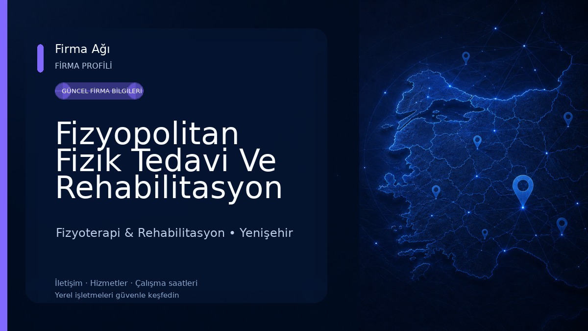 Fizyopolitan Fizik Tedavi Ve Rehabilitasyon Tip Merkezi Fizyoterapi & Rehabilitasyon