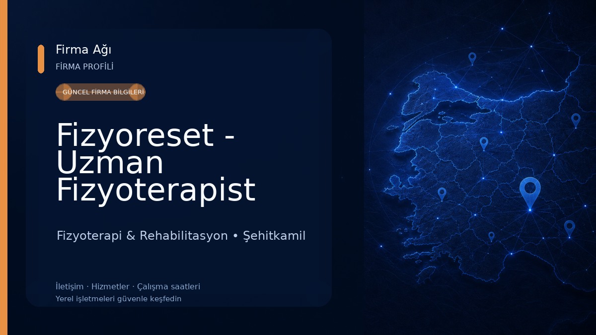 Fizyoreset - Uzman Fizyoterapist Merve Kalındemirtaş Fizyoterapi & Rehabilitasyon