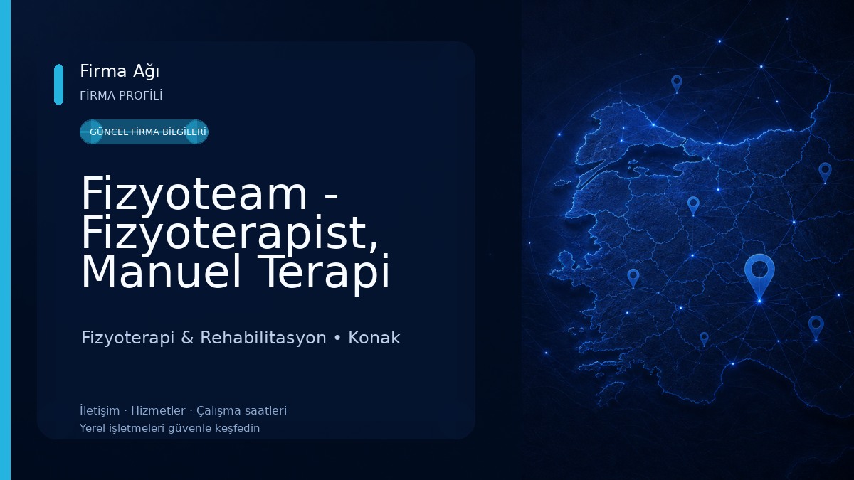 Fizyoteam - Fizyoterapist, Manuel Terapi Fizyoterapi & Rehabilitasyon